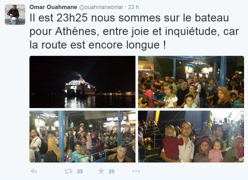 Ils sont à présent en Macédoine