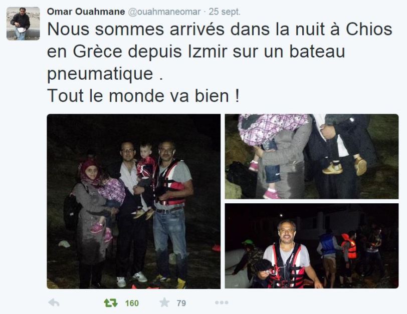 Tous ont pu atteindre la Grèce. 