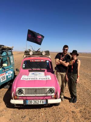 4L Trophy 2016 au Maroc, Lisa et Simon du binôme 4 Ange'L l'ont fait !