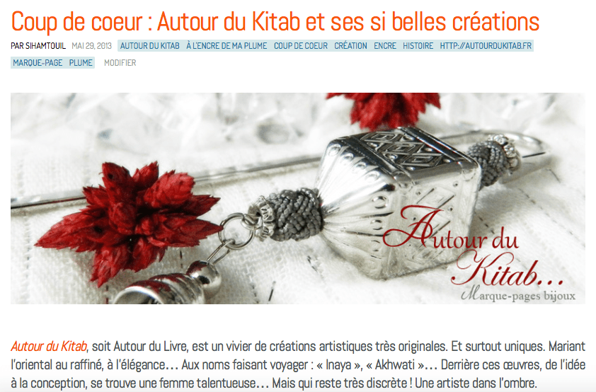 La boutique Autour du Kitab de nouveau ouverte !