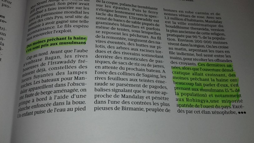 12/12/2016 - Pourquoi le génocide des Rohingyas n'est pas en couverture de Géo ? - alencredemaplume.com