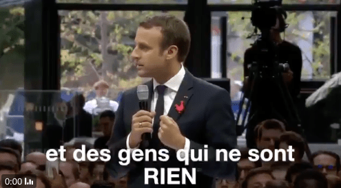 03/07/2017 - Pour Macron, dans les gares, certains ne sont rien...