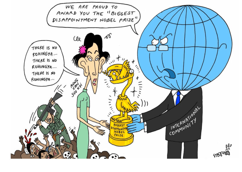 18/09/2017 - Arrêt sur image : Aung San Suu Kyi ignorant toujours le massacre des Rohingyas